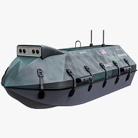 Spyglass Saronic - Unmanned Robotic Autonomous Surface Vessel With Camo PBR
