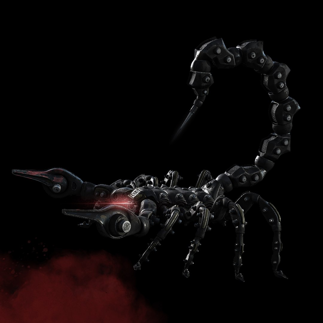 3D model Scorpion Robot https://p.turbosquid.com/ts-thumb/v4/DwO2a7/RP/2224/jpg/1724481075/1920x1080/fit_q87/128105a777e6ca70e681f065c91dc482cc8f3c94/2224.jpg
