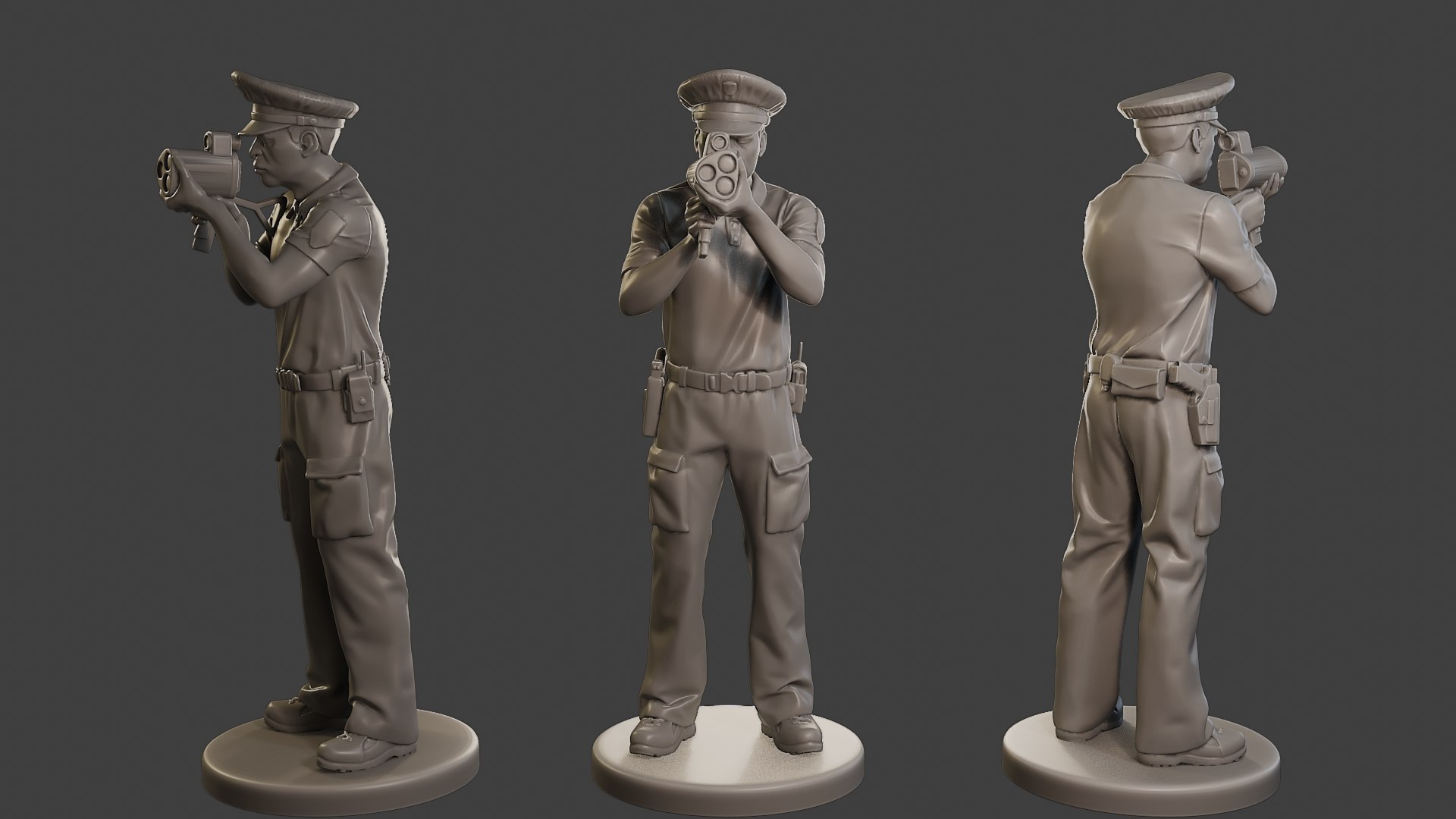 3D Male Slovac Traffic Police STP 003 Model - TurboSquid 2315945