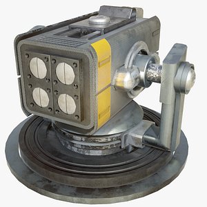 3D missile launcher 2 sci-fi model
