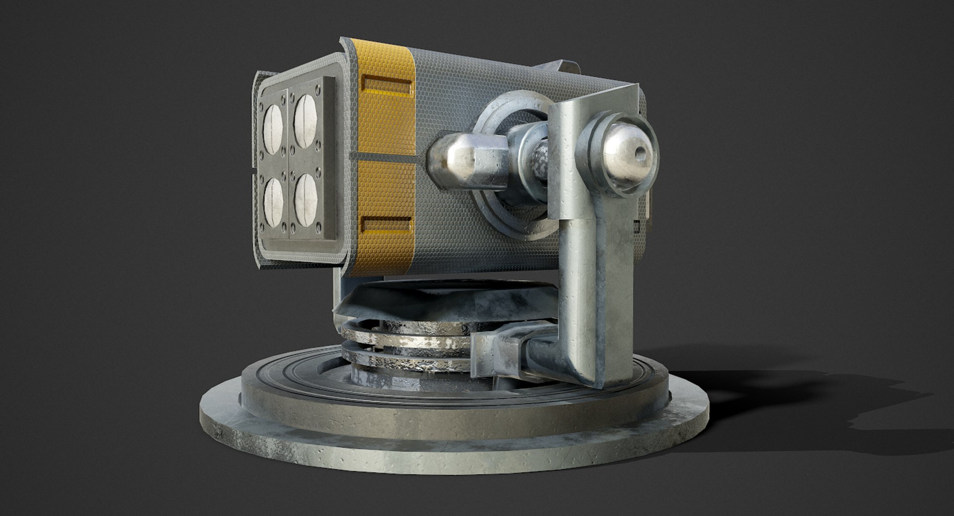 3D missile launcher 2 sci-fi model - TurboSquid 1407547