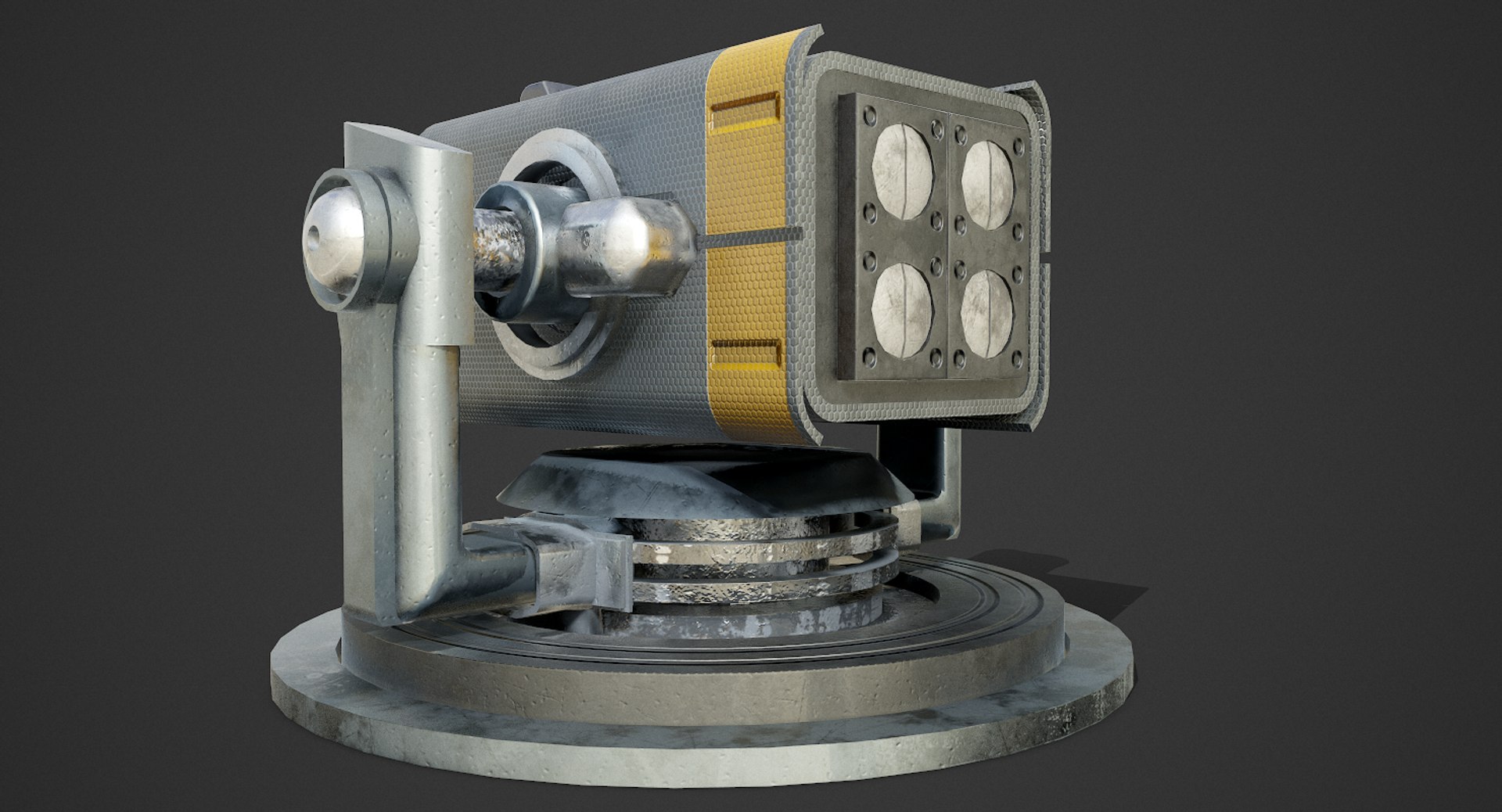 3D missile launcher 2 sci-fi model https://p.turbosquid.com/ts-thumb/v4/GOHgzL/eHq5bucr/screenshot091/png/1558089858/1920x1080/fit_q87/362494bd7dac507e24172bf1b3402e3dd7e6f4bc/screenshot091.jpg