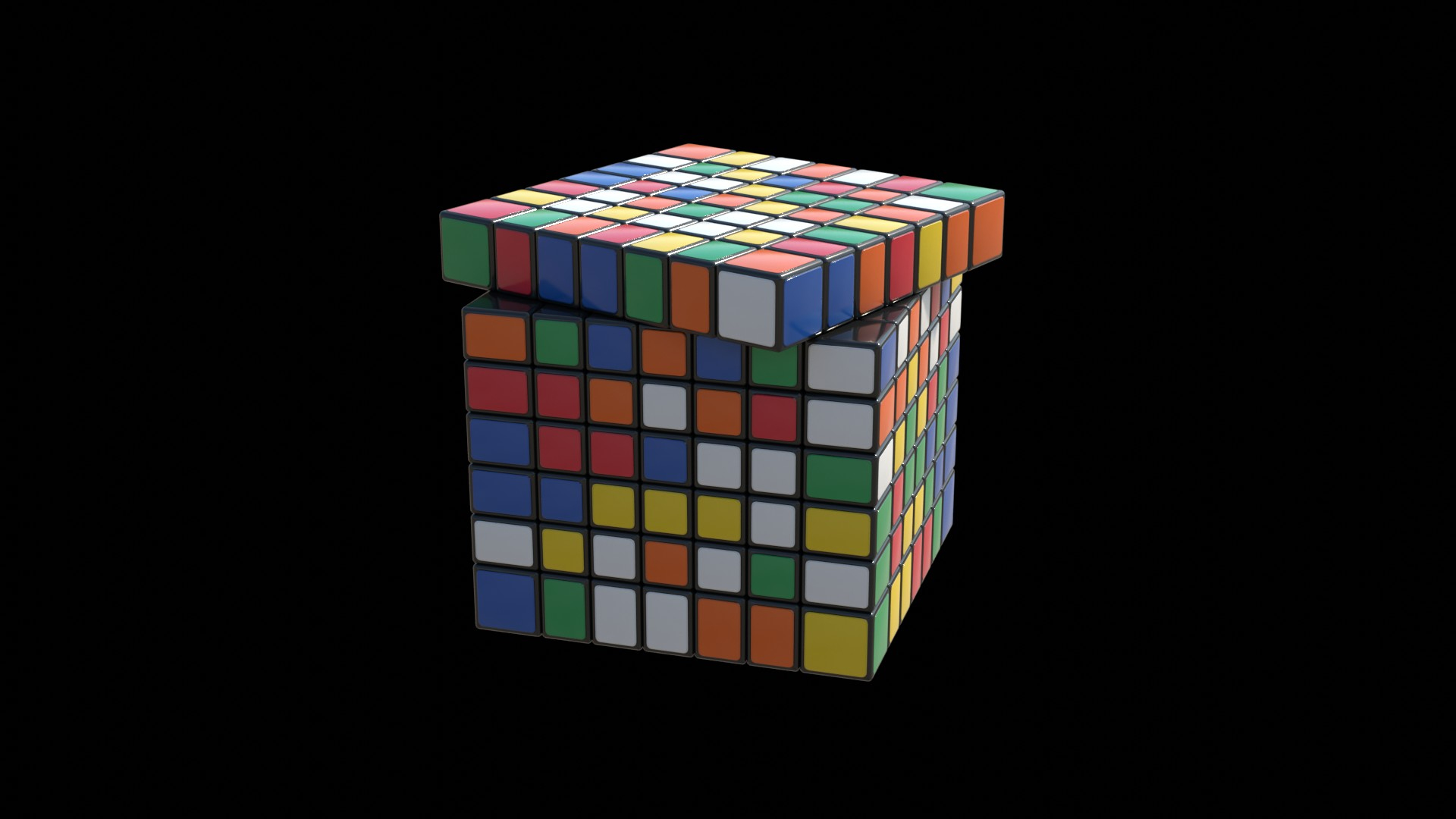 3D model Animated Rubiks Cube - TurboSquid 2118779