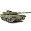 South Korean Main Battle Tank K1 2 Rigged