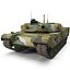South Korean Main Battle Tank K1 2 Rigged