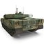 South Korean Main Battle Tank K1 2 Rigged