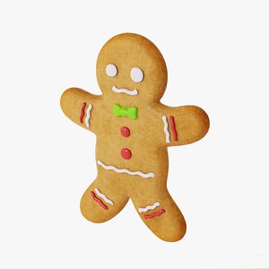 Gingerbread Man 3D model