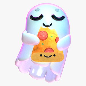 Ghost Pizza 3D model