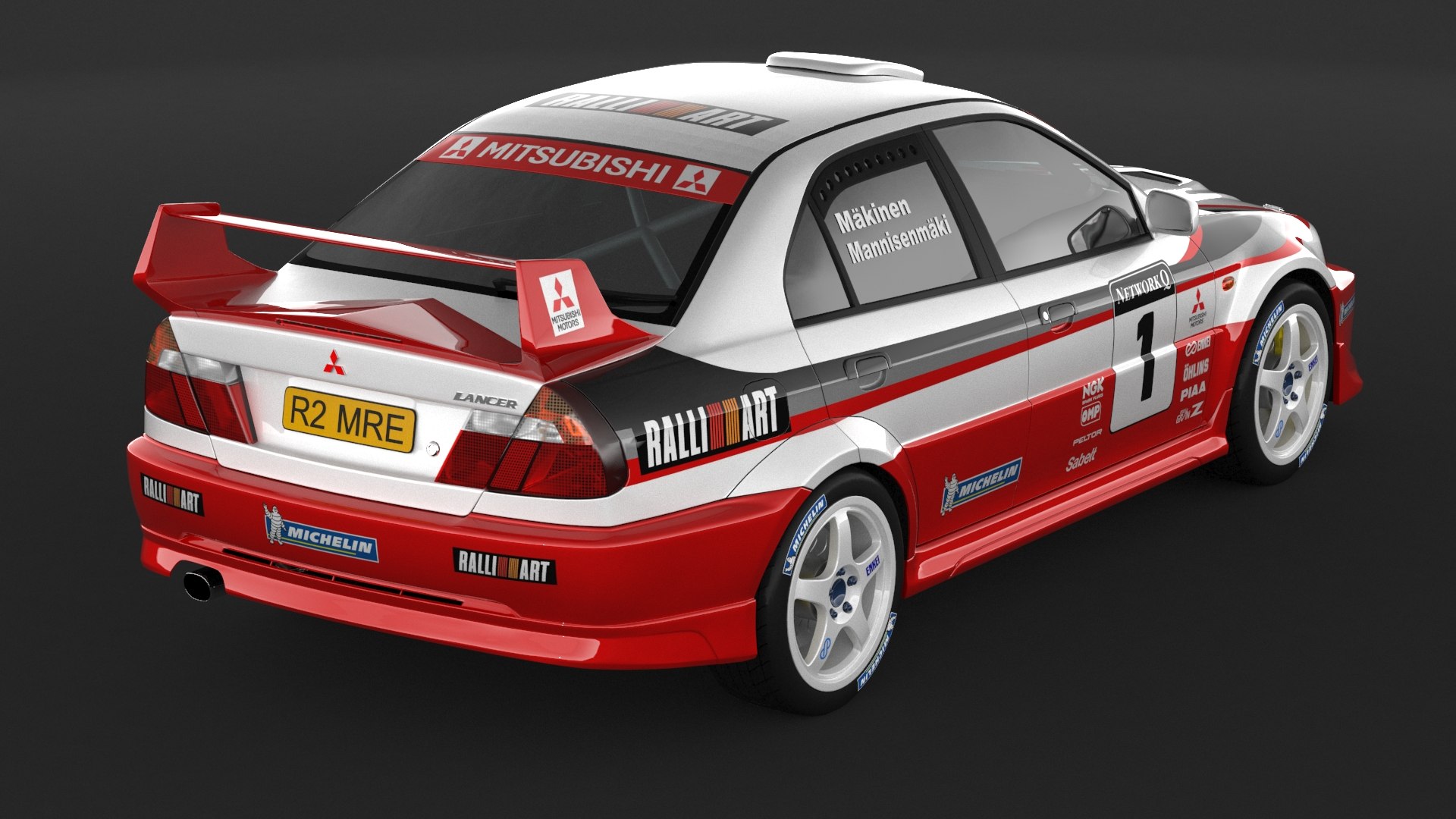 Mitsubishi Evolution Rally 3D Model - TurboSquid 1276719