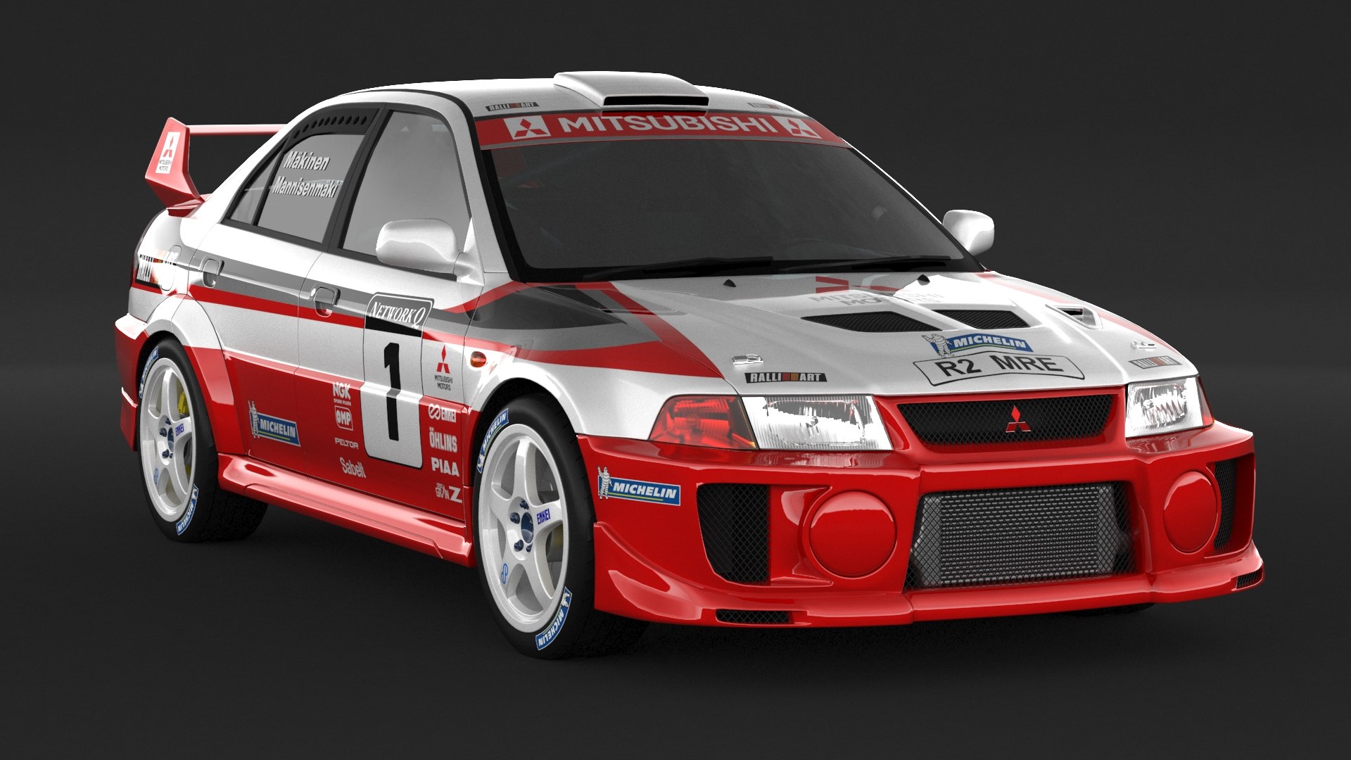 Mitsubishi Evolution Rally 3D Model - TurboSquid 1276719