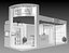 Stand d'exposition de stand x2