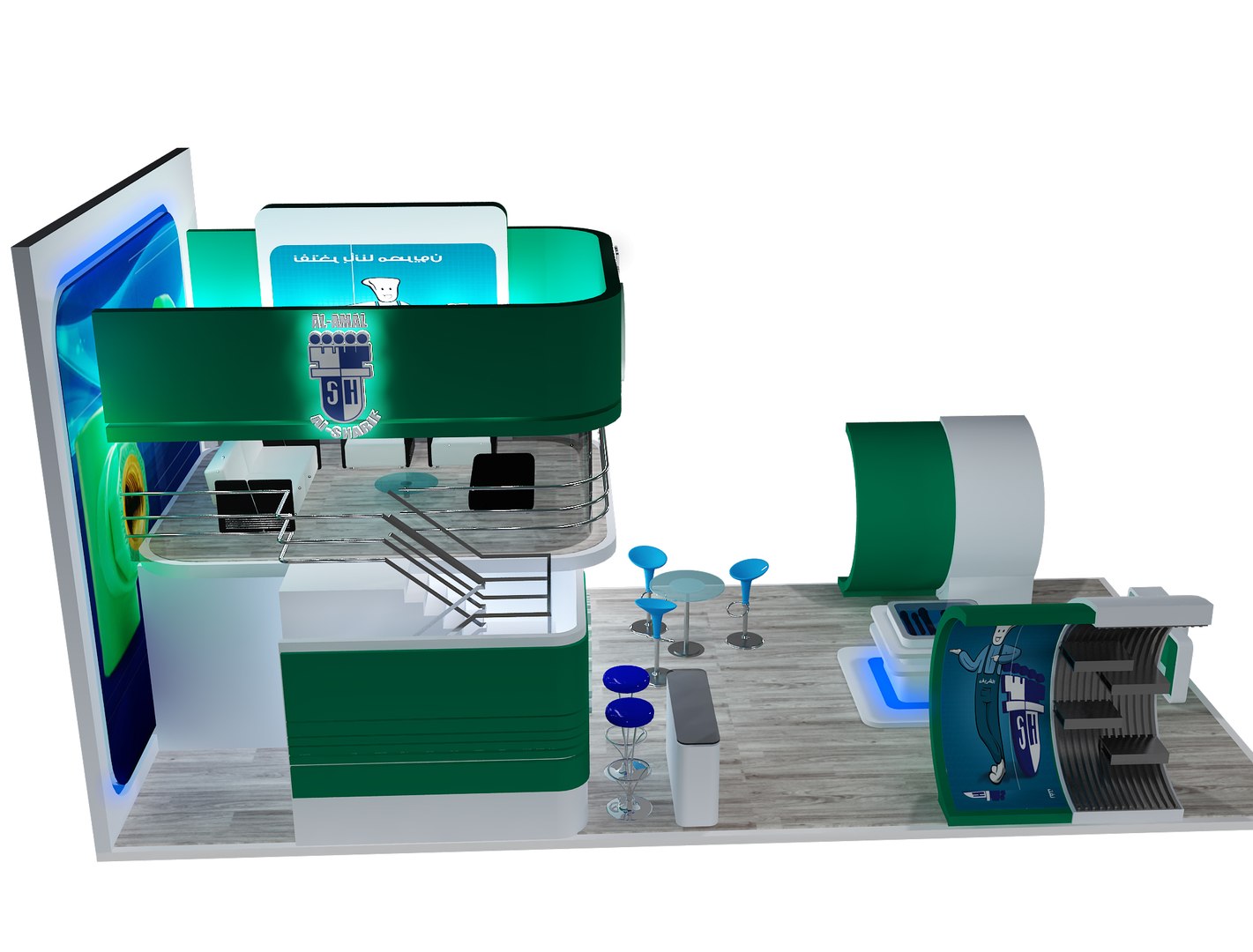 3D Booth Exhibition Stand x2 model https://p.turbosquid.com/ts-thumb/v4/XWQoeO/T2/02copy/jpg/1617436278/1920x1080/fit_q87/8b9fe78e6f1c639613886620a7b1a3b4483523e9/02copy.jpg