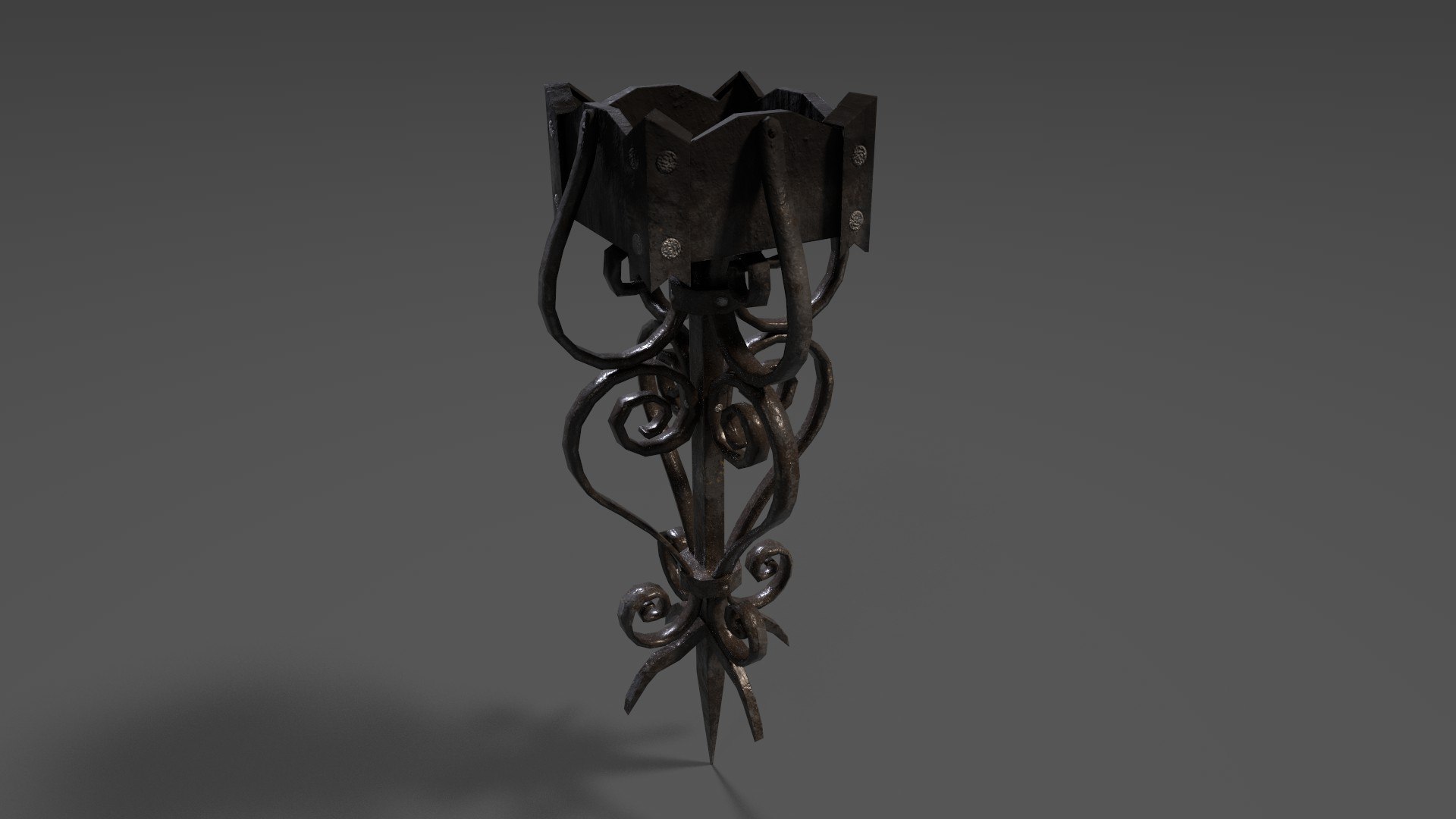 Medieval Torch Model - TurboSquid 1762727