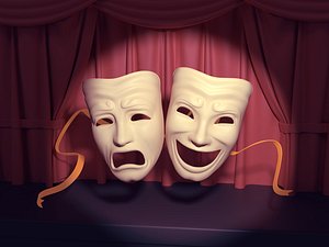 3D theater mask