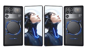 3D ZTE nubia RedMagic 11 Pro Plus Black