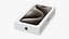 Apple iPhone 15 Pro Max Natural Titanium Packaging Box