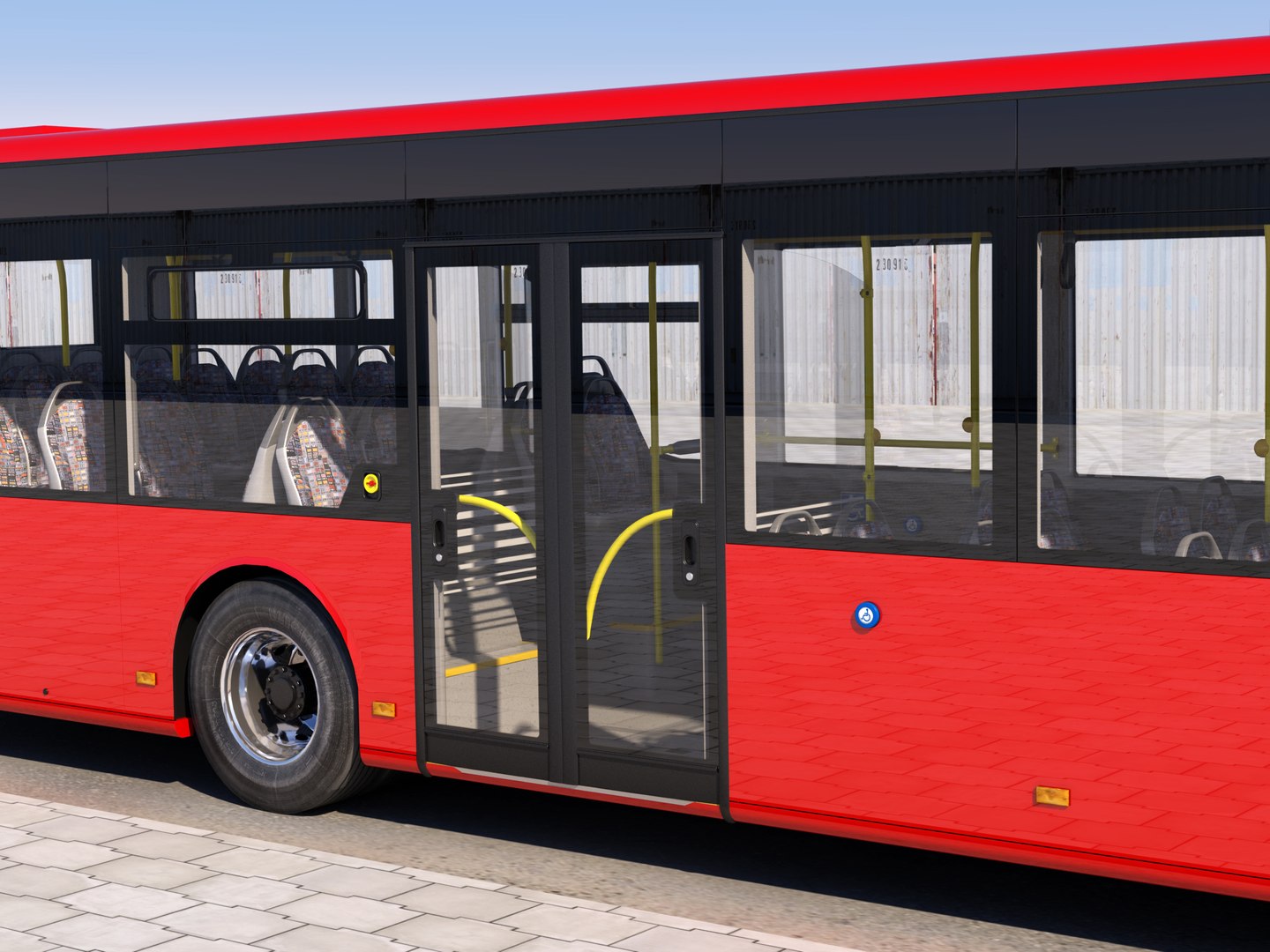 3D City Bus Model - TurboSquid 1486118