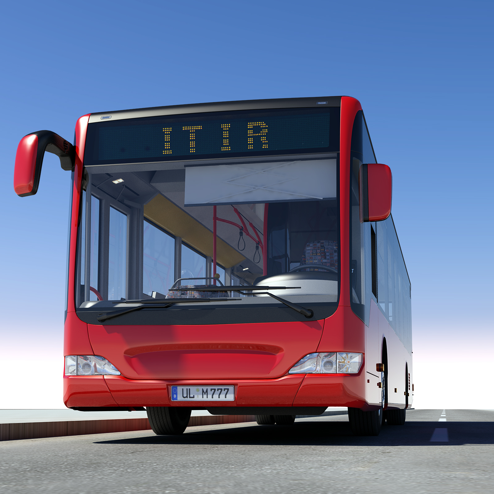 modelo 3d Autobús de la ciudad - TurboSquid 1486118