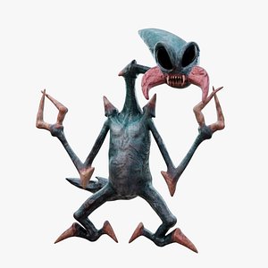 Kurwinox Rigged Realistic 3D Alien Character