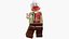 Conjunto de zombies sangrientos de Lego