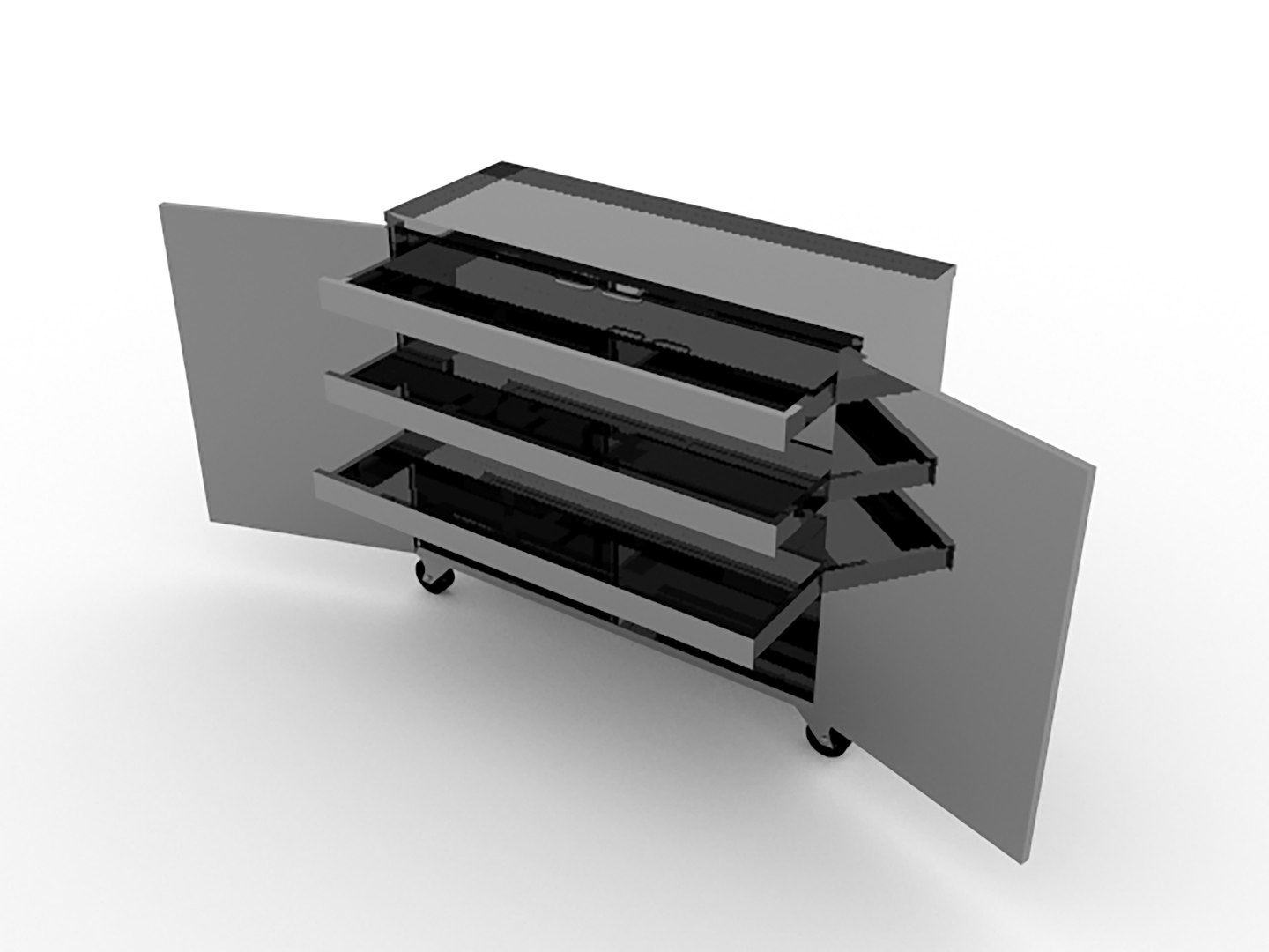 3D Trolley storage model TurboSquid 1968719