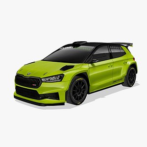 Skoda Fabia RS Rally2 2023 3D model