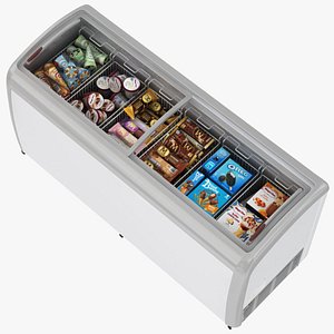 Display Freezer Ice Cream