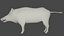 Fur Wild Boar V08 Rigged e Animação