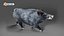 Fur Wild Boar V08 Rigged e Animação