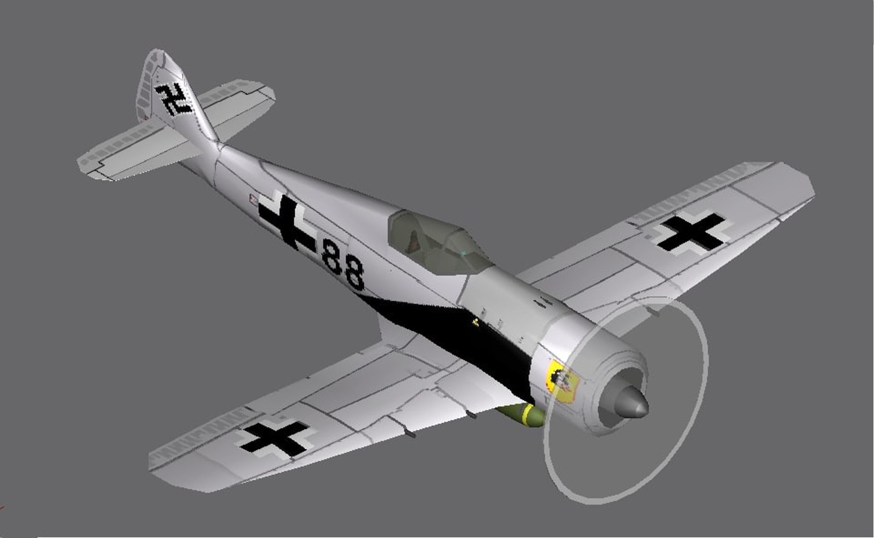 3d Focke Wulf 190