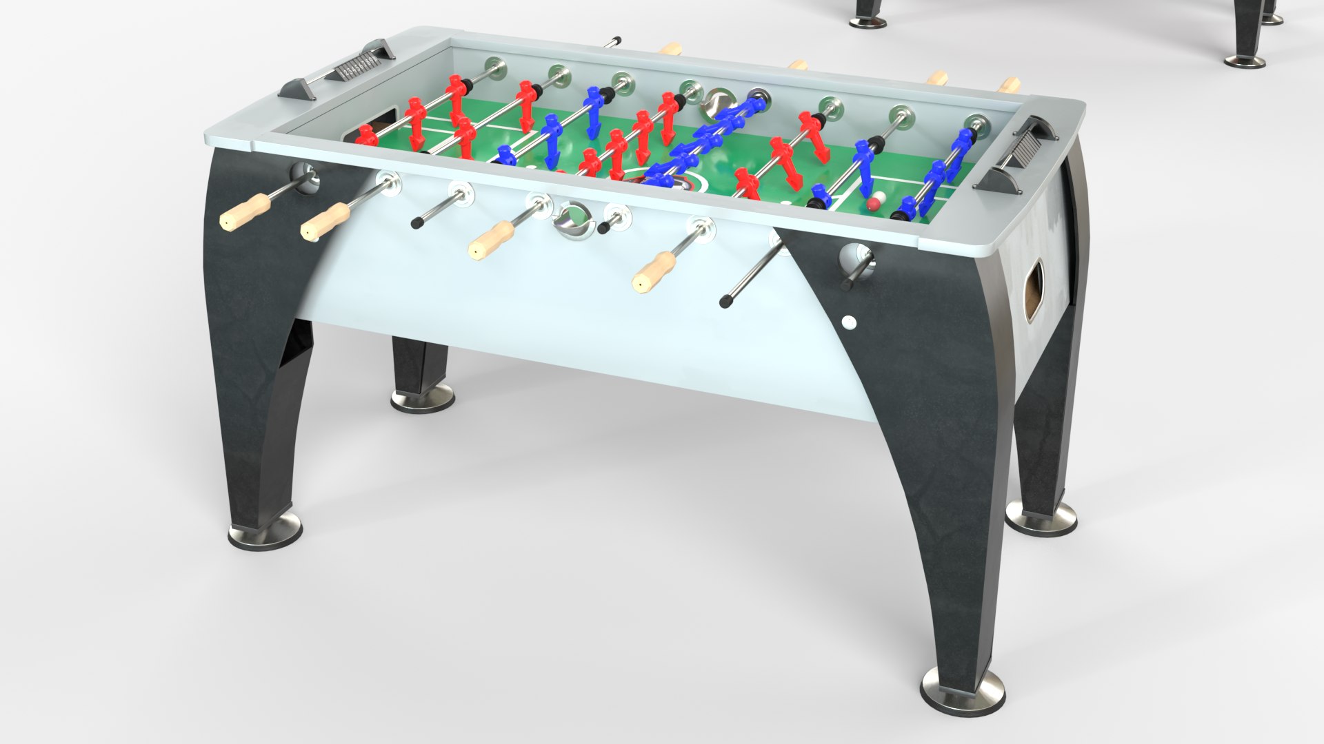 3D Three Colors Of Football Tables In A Collection - TurboSquid 2196999