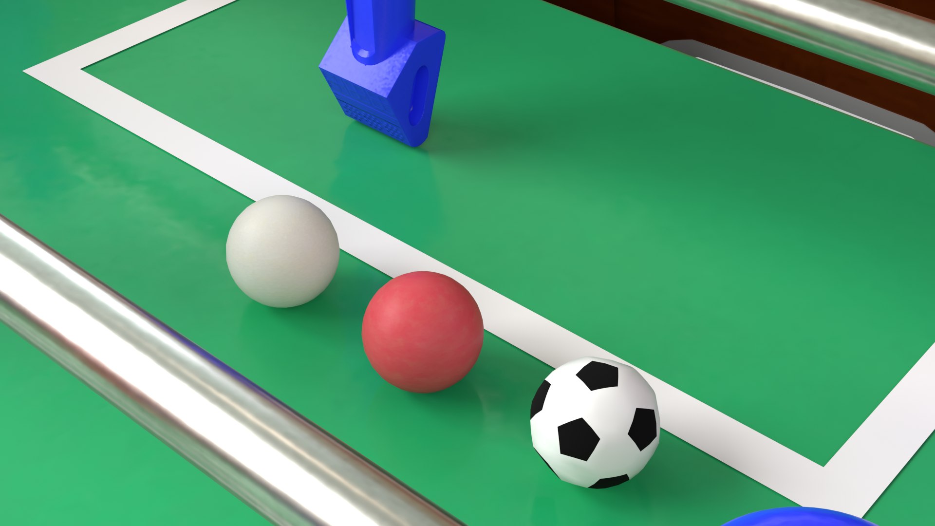3D Three Colors Of Football Tables In A Collection - TurboSquid 2196999