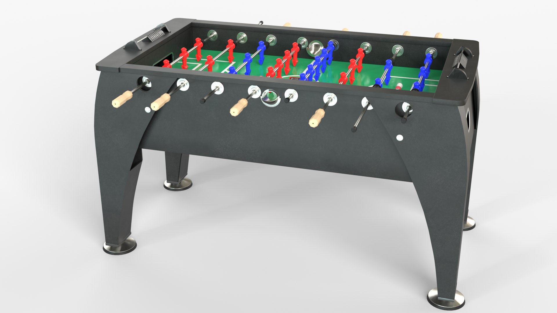 3D Three Colors Of Football Tables In A Collection - TurboSquid 2196999
