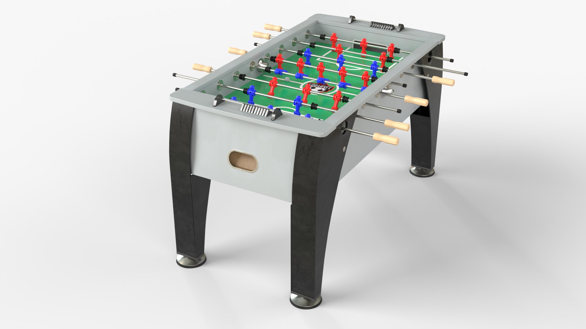 3D Three Colors Of Football Tables In A Collection - TurboSquid 2196999