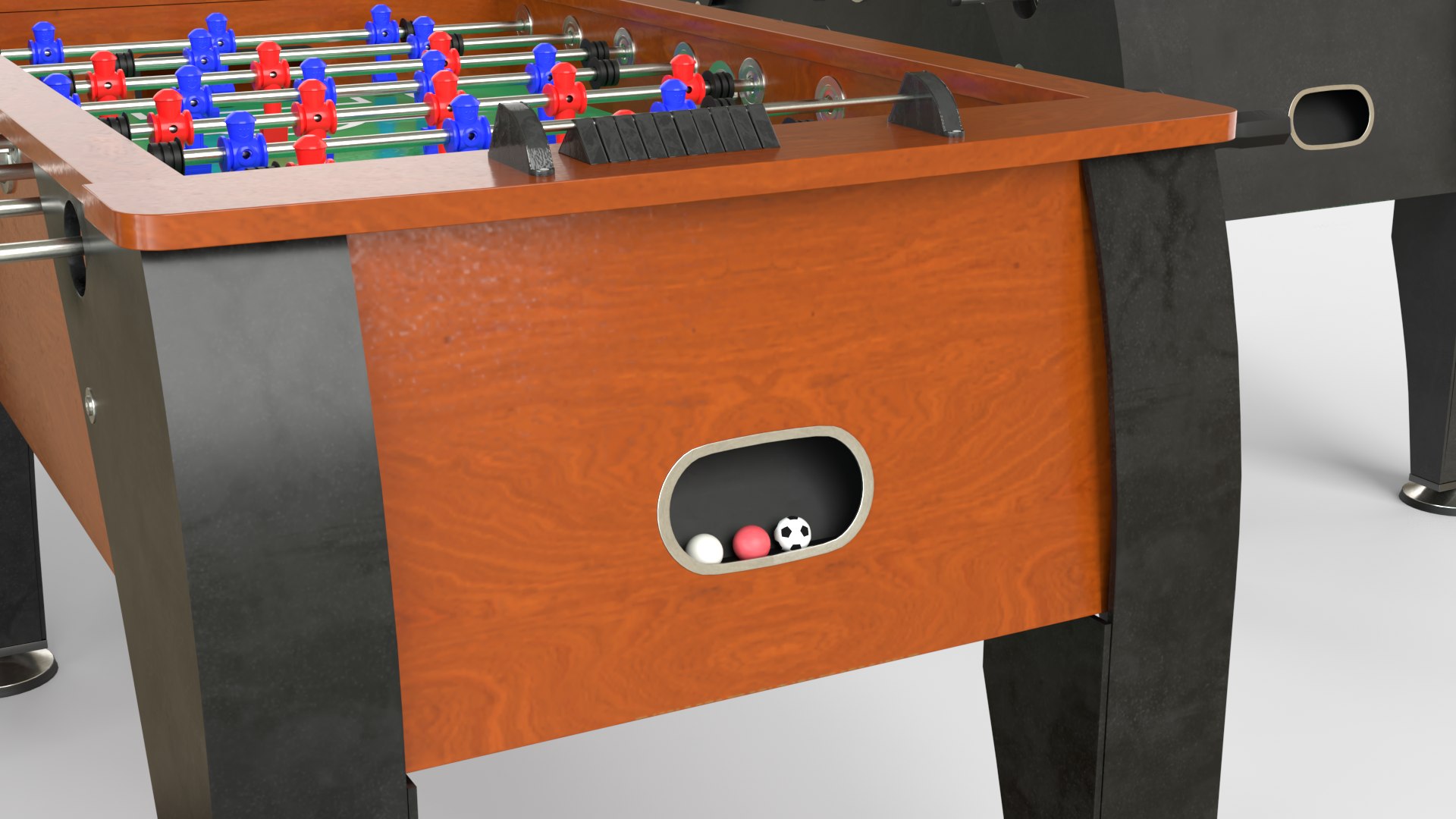 3D Three Colors Of Football Tables In A Collection - TurboSquid 2196999