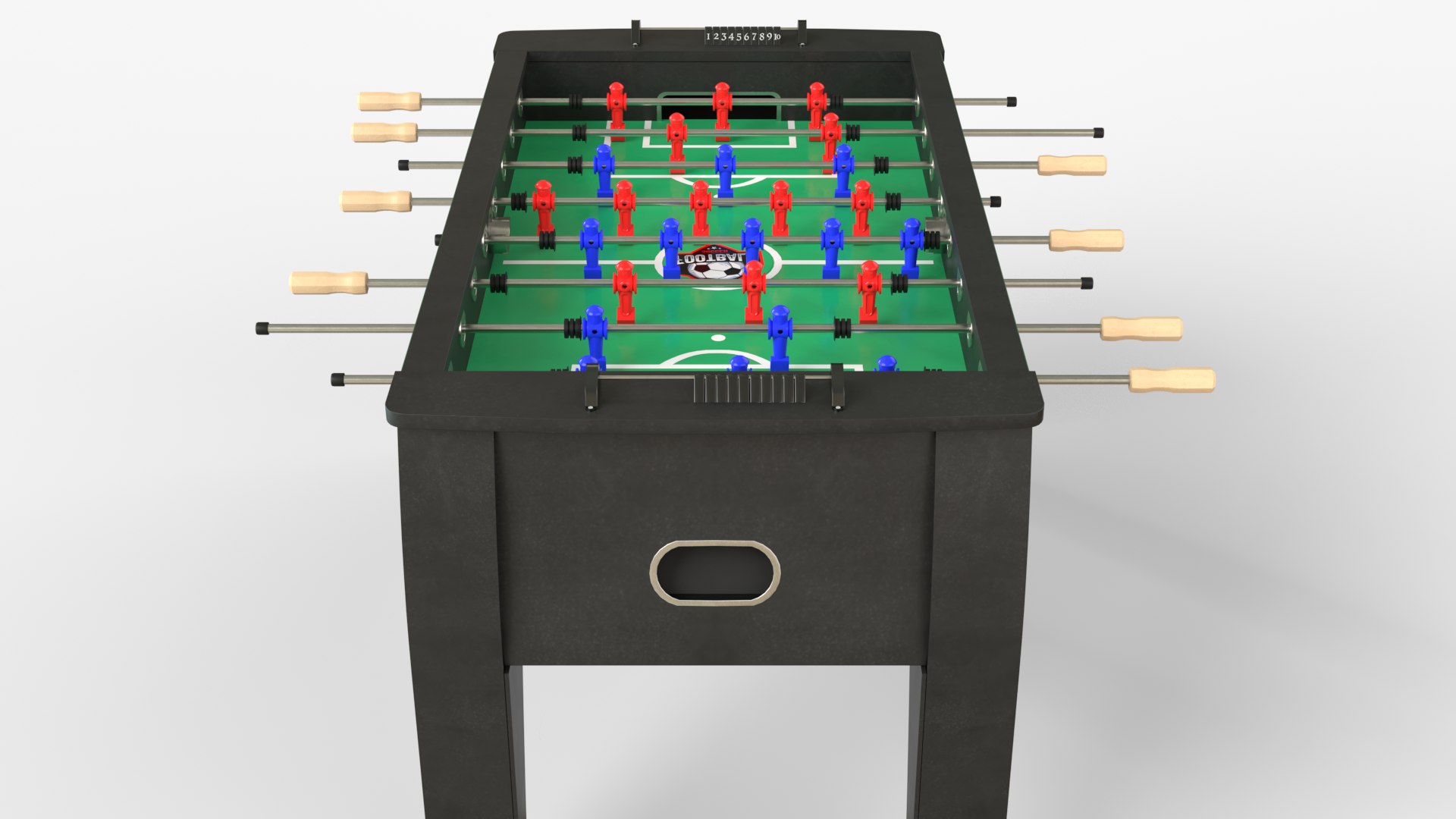 3D Three Colors Of Football Tables In A Collection - TurboSquid 2196999