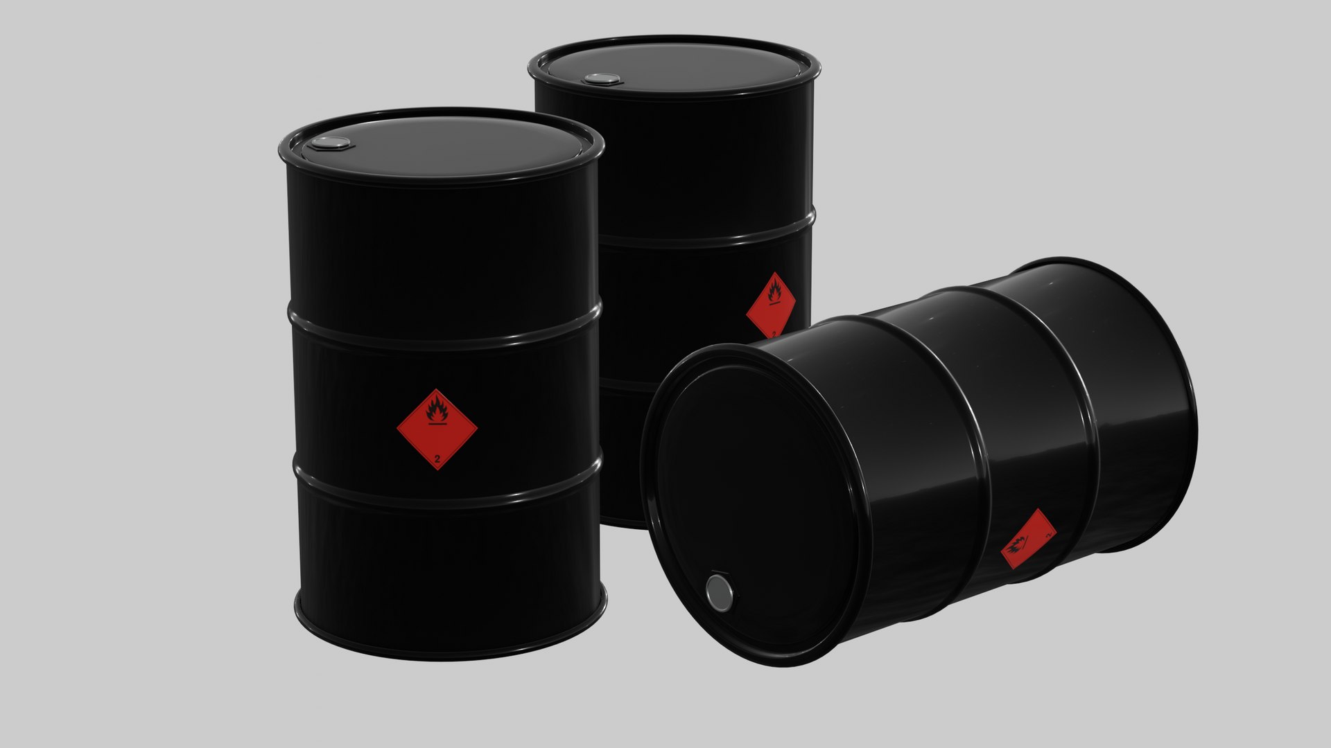 Standard oil barrel 3D - TurboSquid 1567665