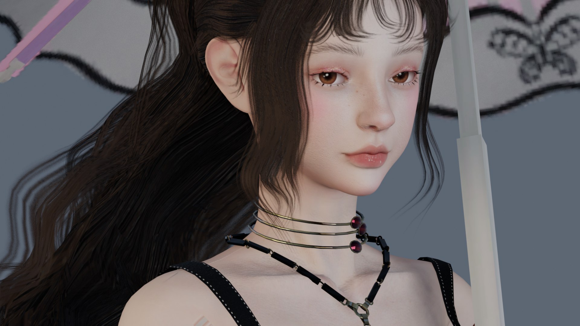 Vampire Girl - Game Ready Model - TurboSquid 2160619