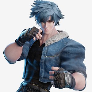 Stylized Male Fighting Character - Lucien model