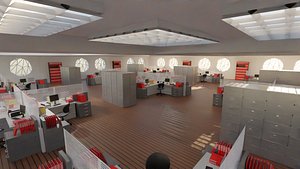 Police Station 3D model