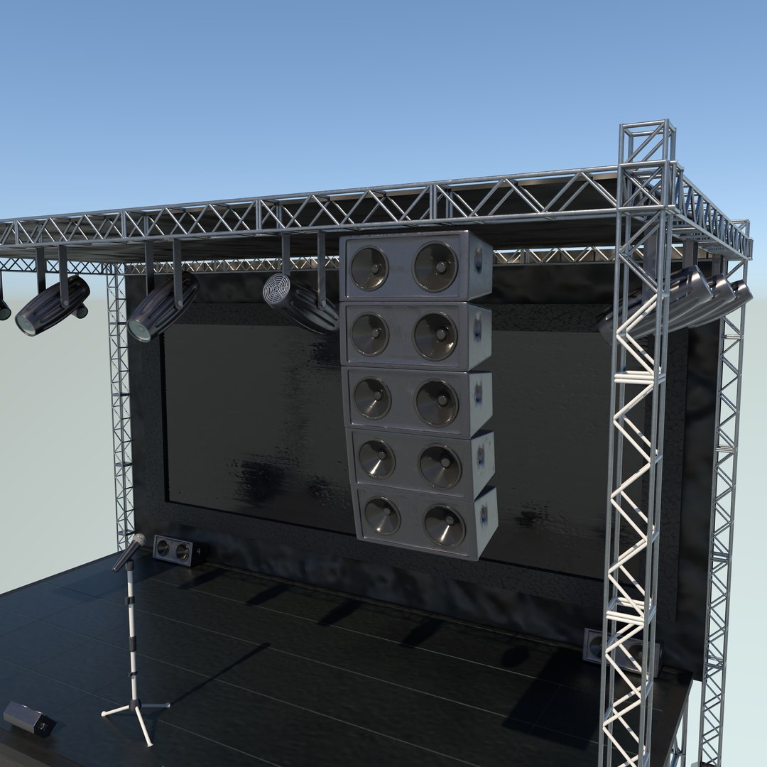 Stage 3D Model Model - TurboSquid 2333203