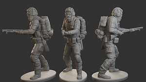Post-Apocalyptic Male PAM1 005 model