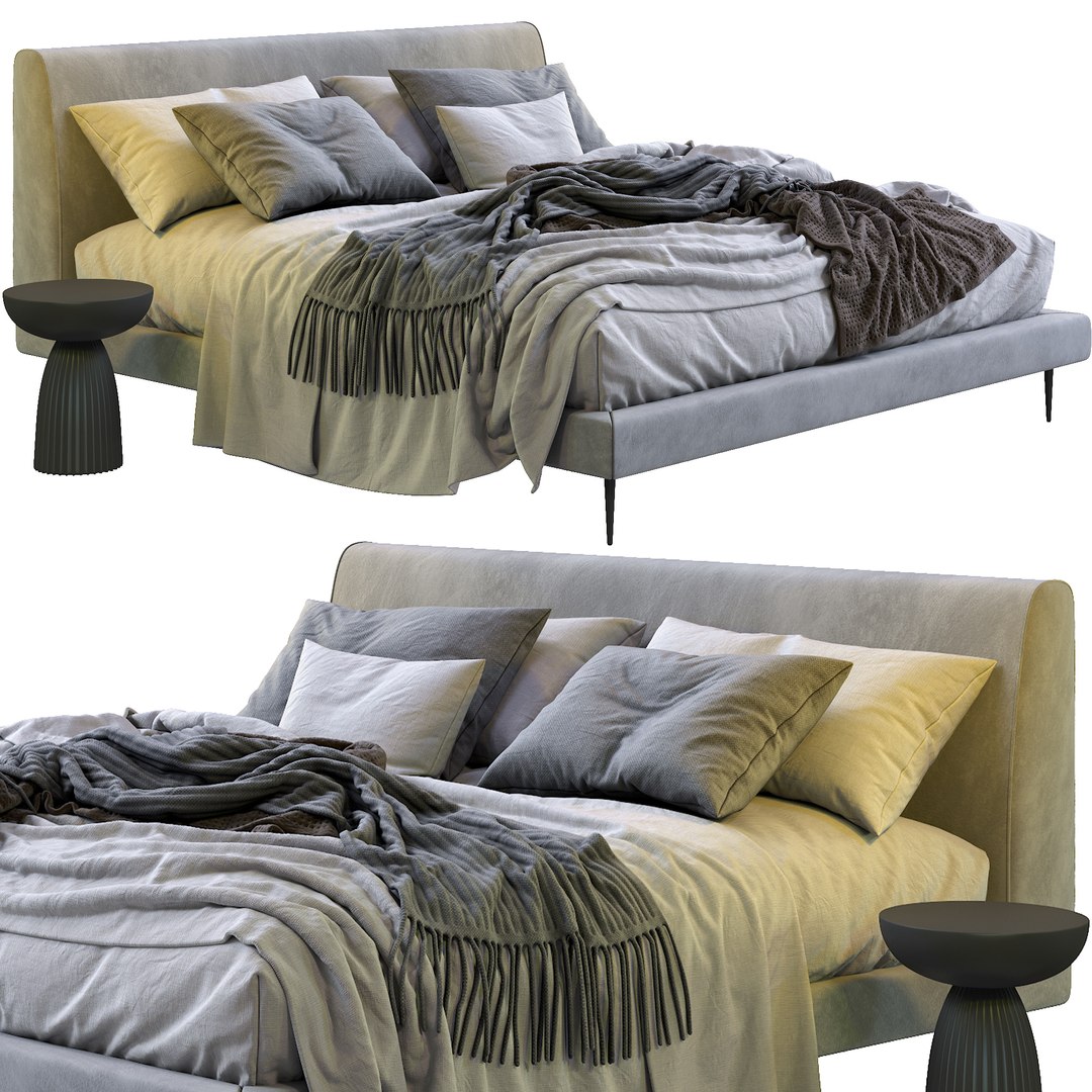 Boconcept bed arlington 3D - TurboSquid 1637256