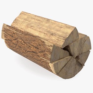 3D Firewood Log Rack model