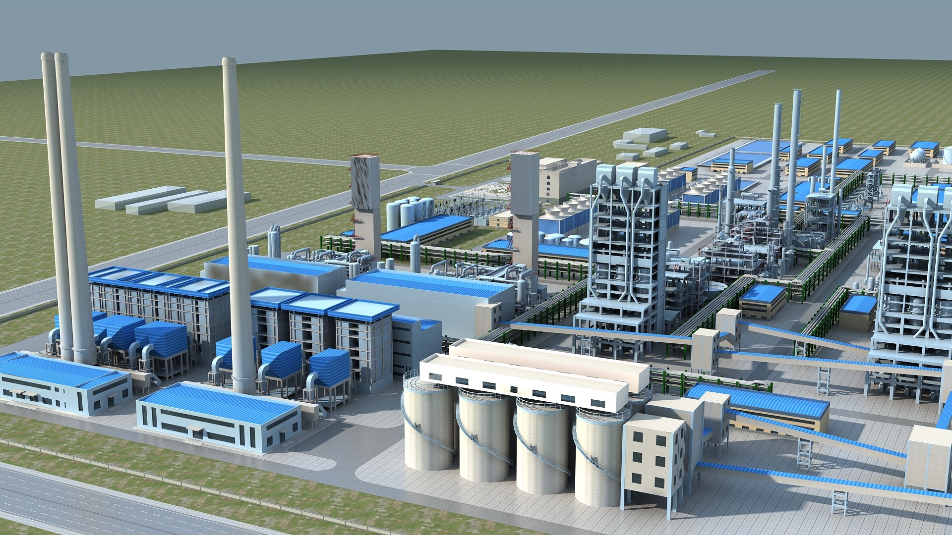 Factory 3 Model - TurboSquid 2072622