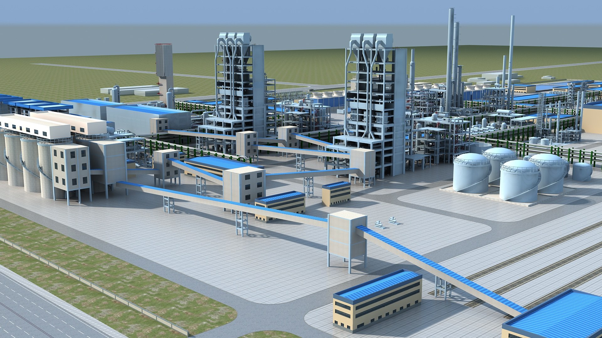 Factory 3 Model - TurboSquid 2072622