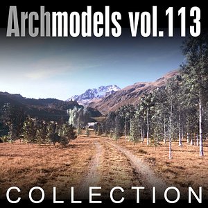 3d c4d archmodels vol 113 trees