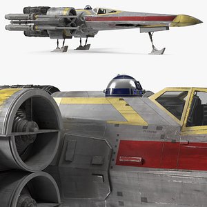 Starfighter X-Wing with Droid R2-D2