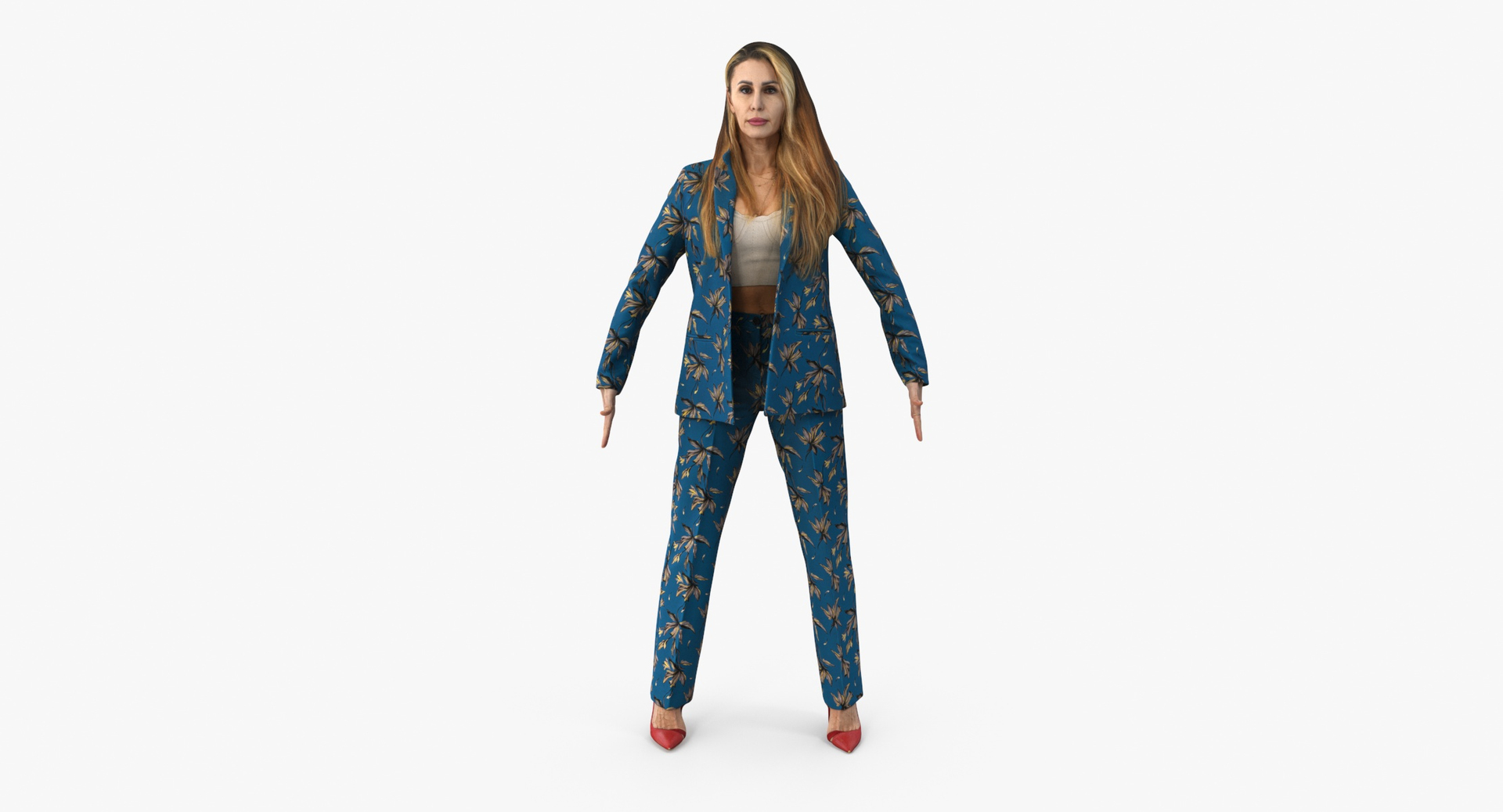 Addison Business A Pose 3D Model - TurboSquid 2003436