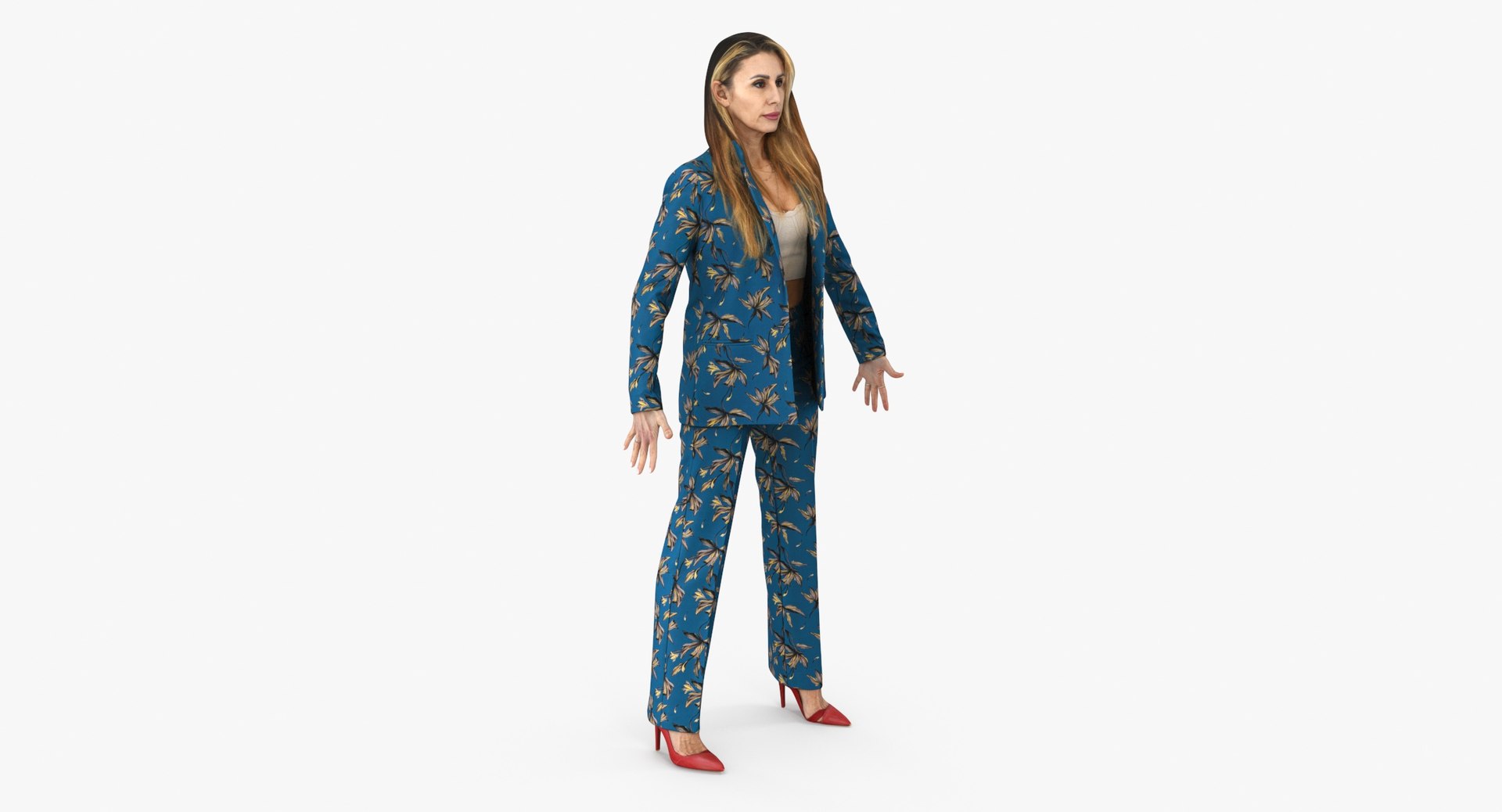Addison Business A Pose 3D Model - TurboSquid 2003436